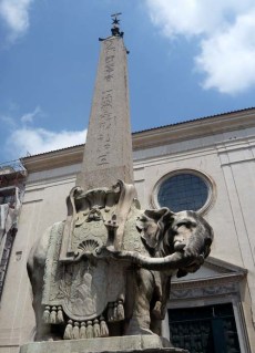 Resultado de imagen de obelisco elefante bernini